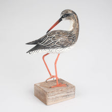 Load image into Gallery viewer, Hand Carved Redshank Preening by Archipelago