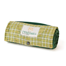 Load image into Gallery viewer, Walker Companion Picnic Rug: Tweed Herringbone Blue Moon