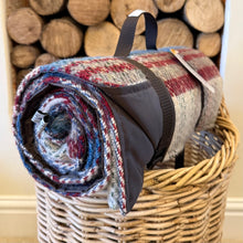 Load image into Gallery viewer, Tweedmill Recycled Picnic Blanket Rug Roll Waterproof Backing