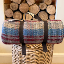 Load image into Gallery viewer, Tweedmill Recycled Picnic Blanket Rug Roll Waterproof Backing