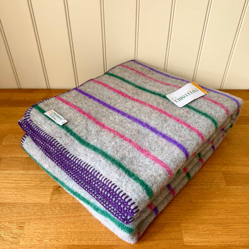 Tweedmill Recycled Wool Mix Throw Blanket