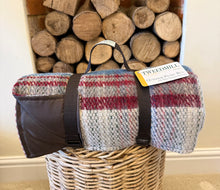 Load image into Gallery viewer, Tweedmill Recycled Picnic Blanket Rug Roll Waterproof Backing