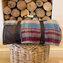 Load image into Gallery viewer, Tweedmill Recycled Picnic Blanket Rug Roll Waterproof Backing