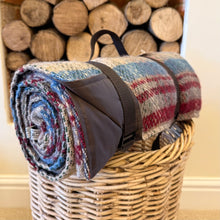 Load image into Gallery viewer, Tweedmill Recycled Picnic Blanket Rug Roll Waterproof Backing