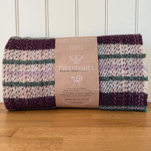 Tweedmill Recycled 100% Wool Throw/Rug/Picnic Blanket Small