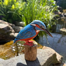 Load image into Gallery viewer, Archipelago Kingfisher Wood Carving