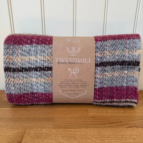 Tweedmill Recycled 100% Wool Throw/Rug/Picnic Blanket Small