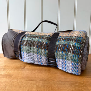 Tweedmill Recycled Picnic Blanket Rug Roll Waterproof Backing