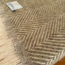 Load image into Gallery viewer, Tweedmill Recycled Wool Chevron Tibet Throw