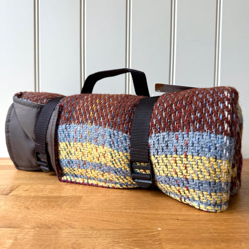 Tweedmill Recycled Picnic Blanket Rug Roll Waterproof Backing