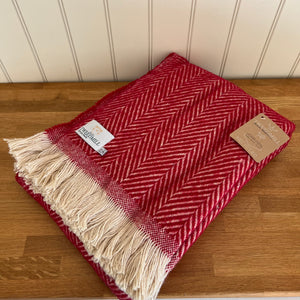 Tweedmill Recycled Wool Chevron Tibet Throw