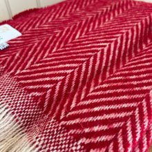 Load image into Gallery viewer, Tweedmill Recycled Wool Chevron Tibet Throw