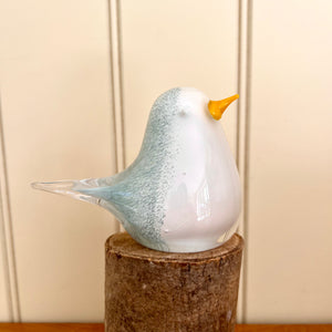 Glass Seagull  Large Bird Sculpture Ornament