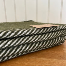 Load image into Gallery viewer, Tweedmill Recycled Wool Chevron Tibet Throw