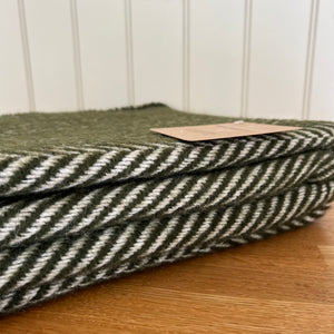 Tweedmill Recycled Wool Chevron Tibet Throw