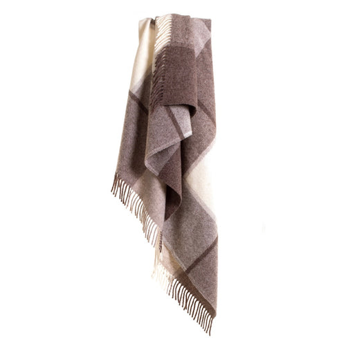 Tweedmill Block Check Knee Rug - Jacob Blanket Pure New Wool