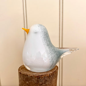 Glass Seagull  Large Bird Sculpture Ornament