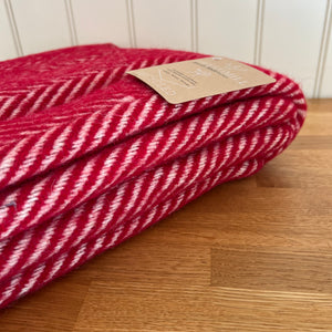 Tweedmill Recycled Wool Chevron Tibet Throw