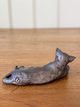 Load image into Gallery viewer, Sooty Cat Bronze Frith Sculpture By Thomas Meadows MIMIA