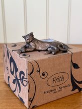 Load image into Gallery viewer, Sooty Cat Bronze Frith Sculpture By Thomas Meadows MIMIA