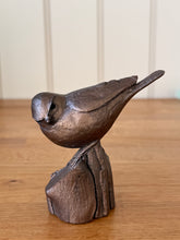 Load image into Gallery viewer, Blue Tit Perching Bronze Frith Sculpture By Thomas Meadows