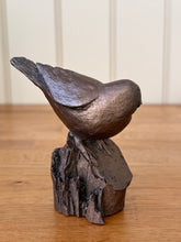 Load image into Gallery viewer, Blue Tit Perching Bronze Frith Sculpture By Thomas Meadows
