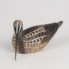 Load image into Gallery viewer, Hand Carved Sitting Wooden Snipe Bird by Archipelago