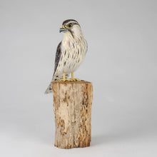 Load image into Gallery viewer, Hand Carved Kestrel on Post by Archipelago