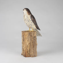 Load image into Gallery viewer, Hand Carved Kestrel on Post by Archipelago