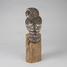 Load image into Gallery viewer, Hand Carved Wooden Little Owl by Archipelago