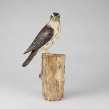 Load image into Gallery viewer, Hand Carved Kestrel on Post by Archipelago