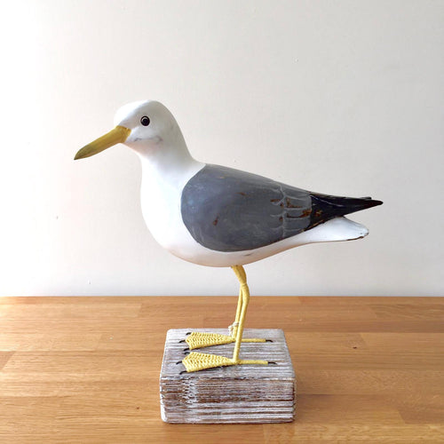 Archipelago Seagull Wood Carving