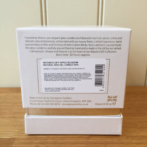 Stoneglow Candles Nature's Gift Apple Blossom Natural Wax Gel Candle