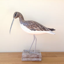 Load image into Gallery viewer, Archipelago Curlew Walking Wood Carving