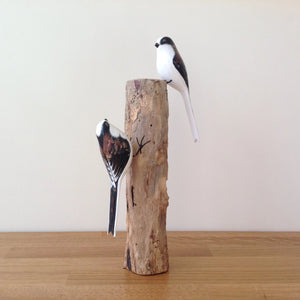 Archipelago Long Tailed Tit Wood Carving