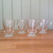 Load image into Gallery viewer, La Rochère Bee Mug Tea/Coffee Glass Set of 6