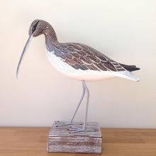 Load image into Gallery viewer, Archipelago Curlew Walking Wood Carving