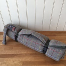 Load image into Gallery viewer, Tweedmill Luxury Dog Travel Bed with Waterproof Base - Grey/Tweed