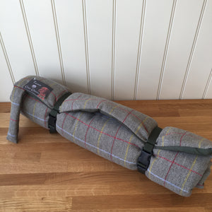 Tweedmill Luxury Dog Travel Bed with Waterproof Base - Grey/Tweed
