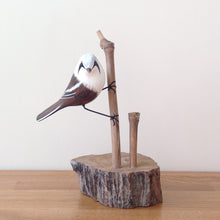 Load image into Gallery viewer, Archipelago Bearded Tit Wood Carving