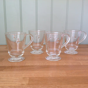La Rochère Bee Mug Tea/Coffee Glass Set of 6