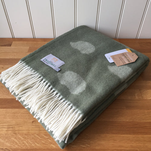 Tweedmill Animal Print Jacquard Throw - Hedgehog