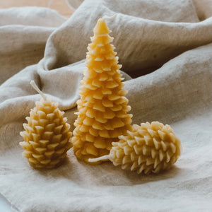 Beeswax Tree Candle Natural Sustainable Country Gift