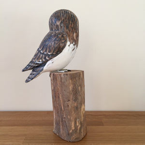 Archipelago Little Owl Wood Carving