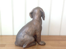 Load image into Gallery viewer, Toto Labrador Puppy Bronze Frith Sculpture By Paul Jenkins