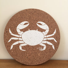 Load image into Gallery viewer, Cork Crab Placemats Set Of 4