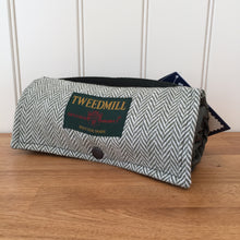 Load image into Gallery viewer, Tweedmill Walker Companion  Picnic Rug Waterproof Backed - Tweed Herringbone Olive Small