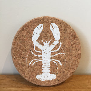 Cork Lobster Coasters Set Of 4