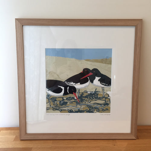 ORIGINAL REDUCTION LINO CUT ART 