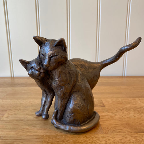 Making Friends Bronze Frith Sculpture By Paul Jenkins